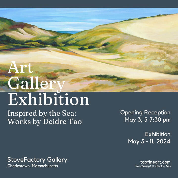 Art Gallery Exhibition Inspired by the Sea: Works by Deidre Tao